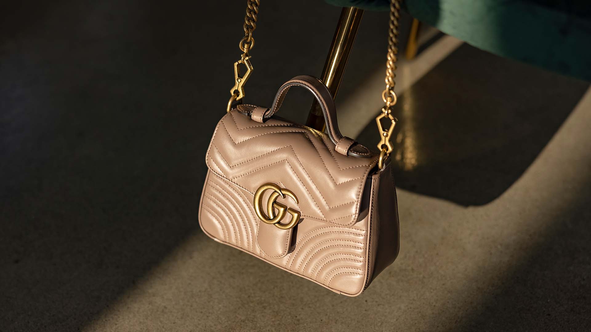 gucci and chanel bags from