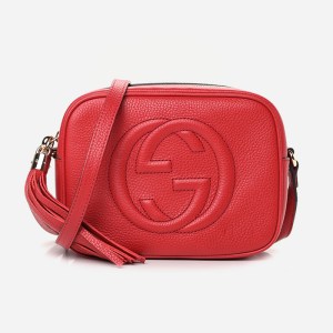 product image of Gucci Soho Disco bag in red at FASHIONPHILE