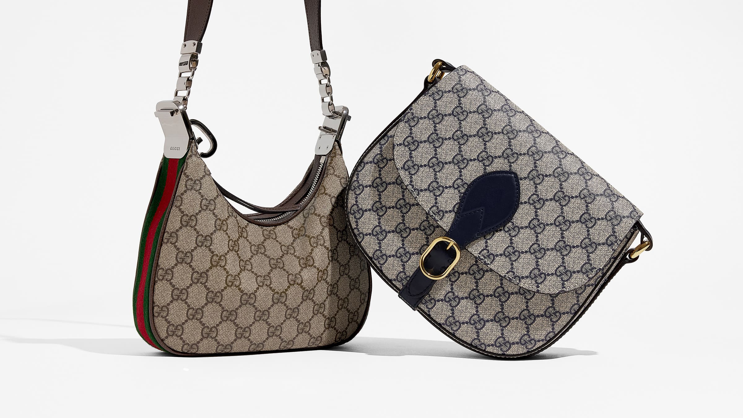 Gucci Monogram-Pattern Shoulder Bag