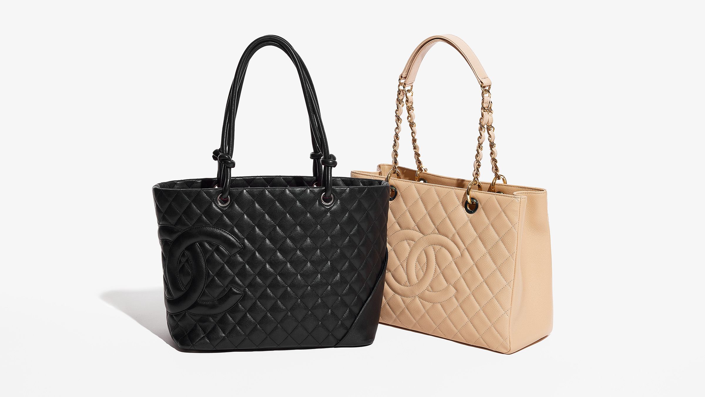 chanel quilted large tote